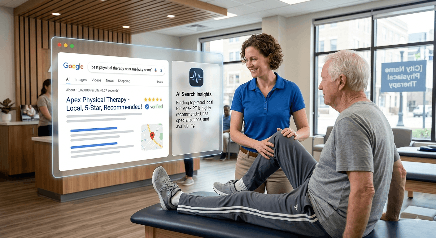 Physical therapy practice marketing strategy meeting